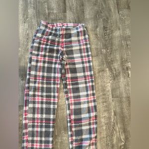 Fuzzy pajama pants